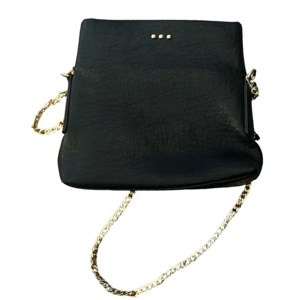 PS Fold Over Faux Leather Purse, black - Picture 3 of 3